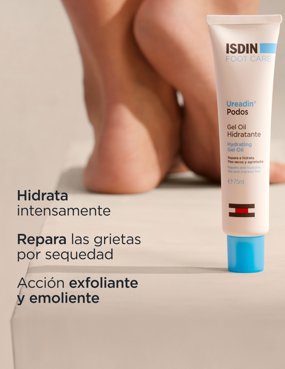 Crema para pies recomendada para hidratar Ureadin para piel seca