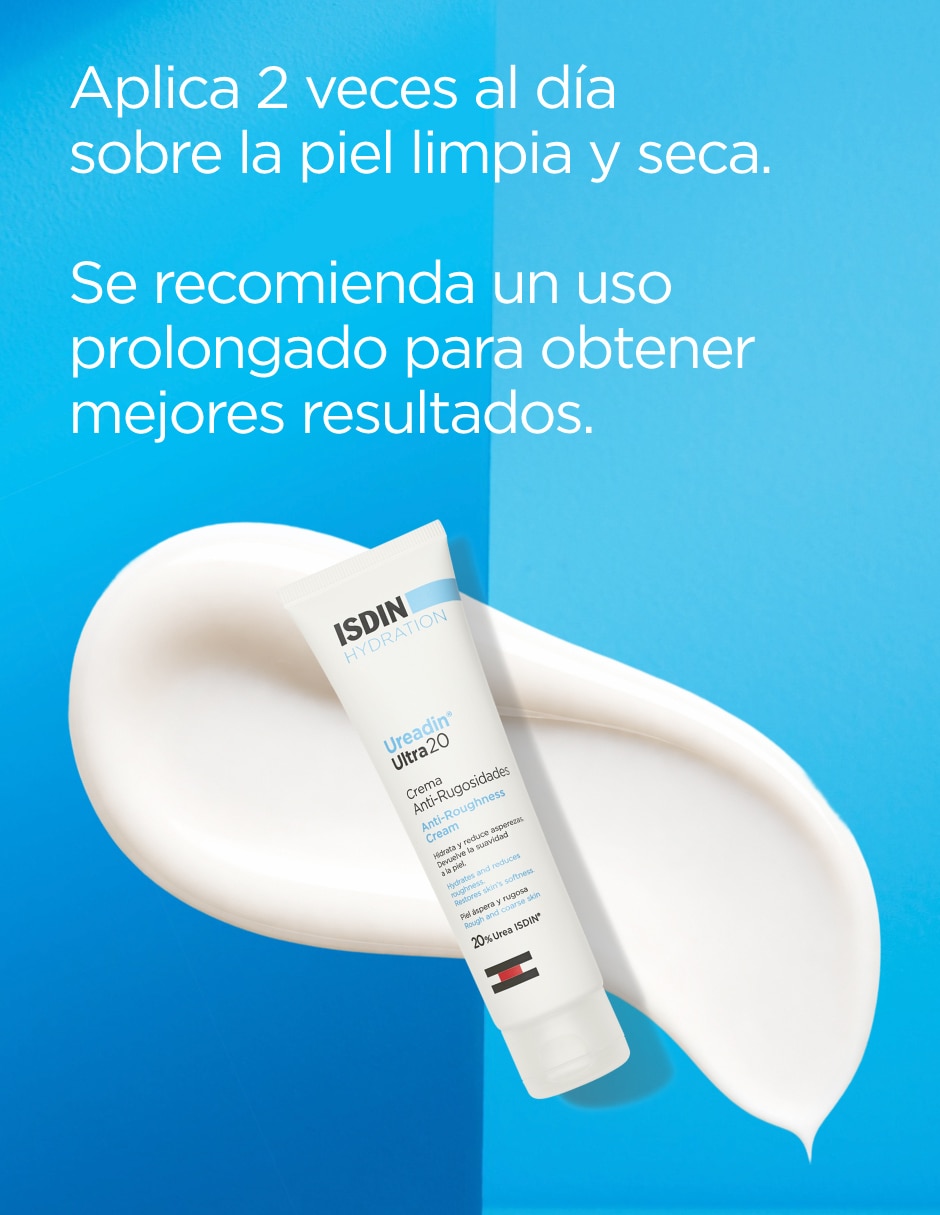 Crema para cuerpo recomendada para hidratar Ureadin para piel seca