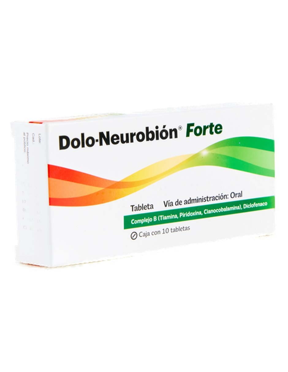 Tabletas para desinflamar y aliviar dolor intenso Dolo-Neurobión Forte
