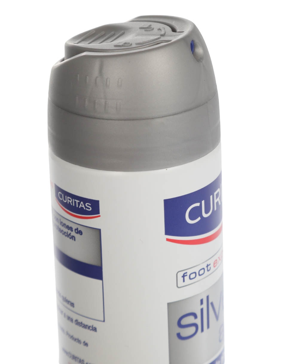 Desodorante para pies en aerosol Curitas Silver Active unisex 3