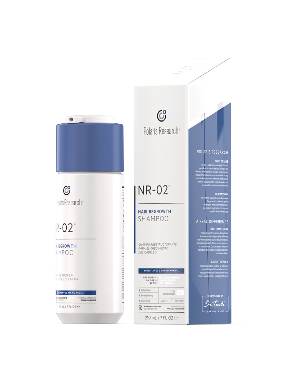 Shampoo anticaída para cabello POLARIS NR02 210 ml 2
