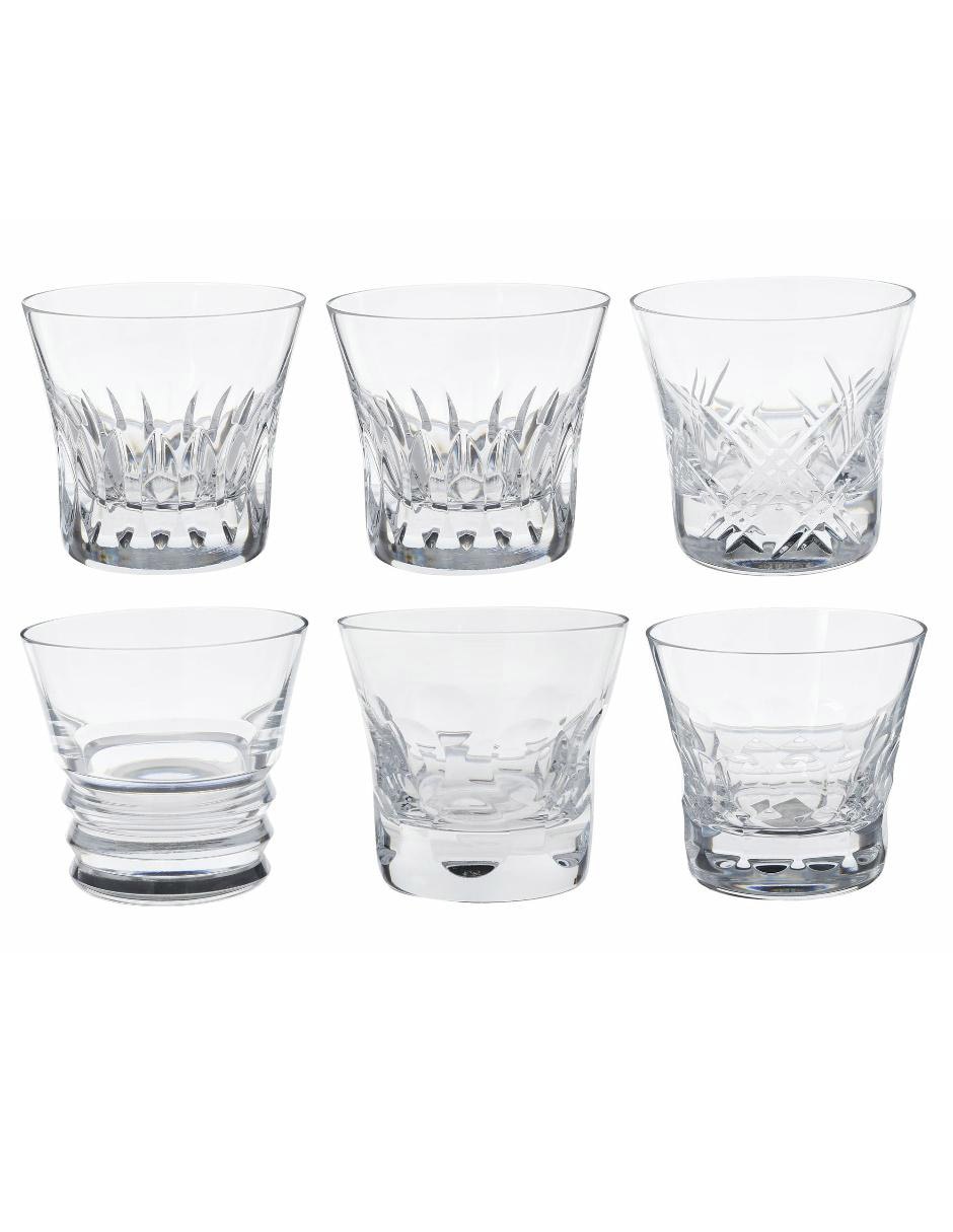 Set de vasos Baccarat de cristal con 6 piezas Set de vasos Baccarat de cristal con 6 piezas