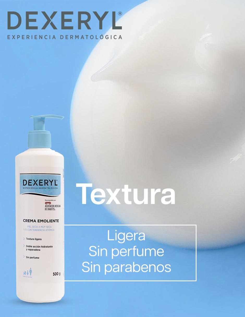 Crema para rostro y cuerpo recomendada para hidratar de día y noche Dexeryl para piel seca 4