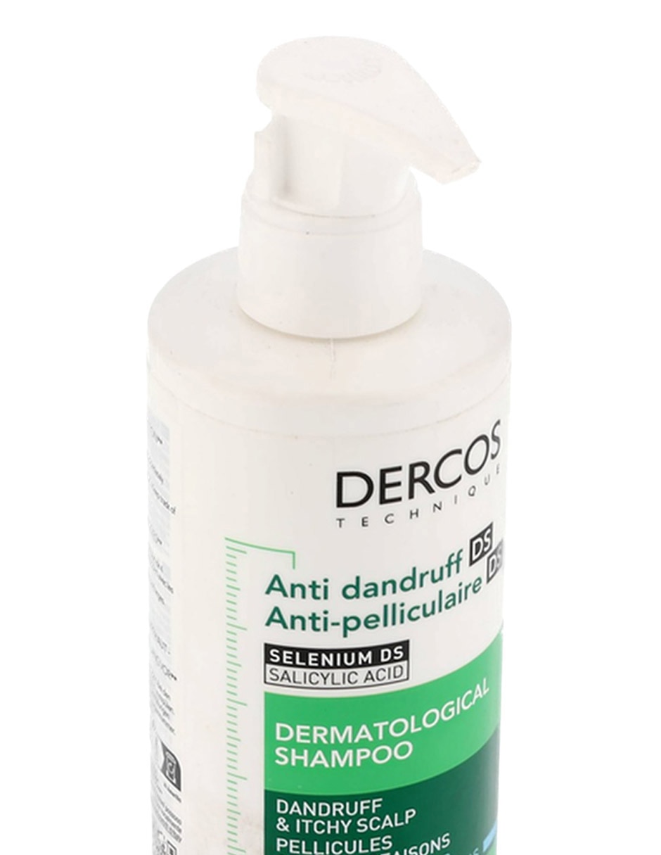 Shampoo dermatológico caspa grasa para cabello normal y graso Selenium Ds Salicylic Acid Vichy