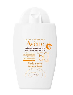 Protector solar FPS 50 fluido mineral spf 50+ Avène eau thermale 40 ml