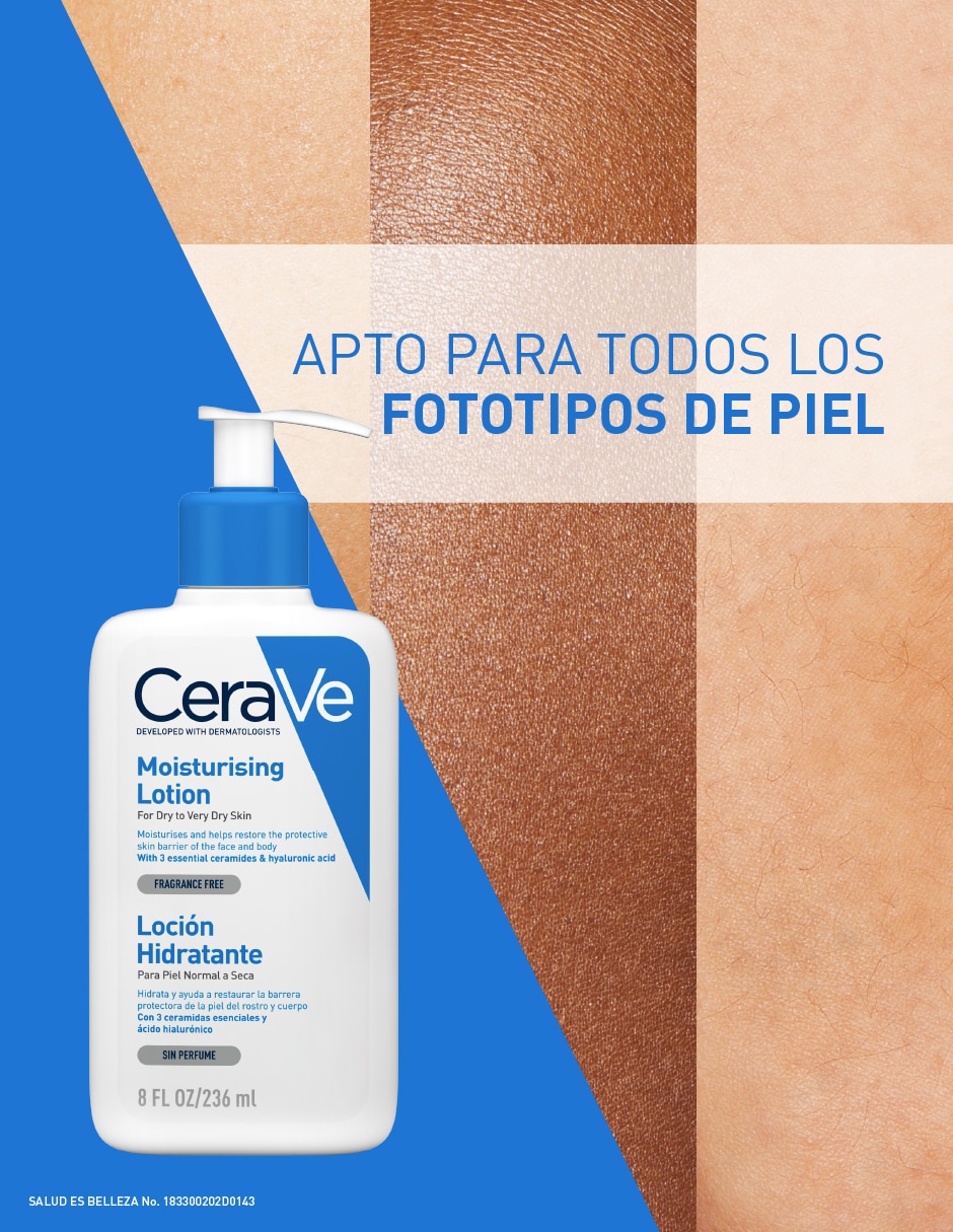Loción corporal hidratante Cerave Moisturising Lotion