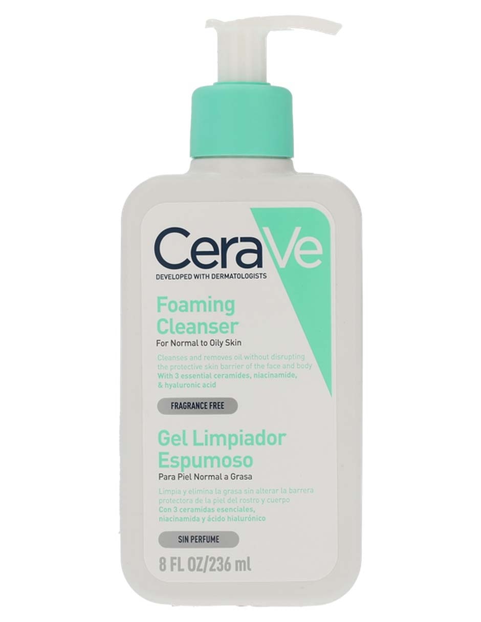 Limpiador rostro y cuerpo Gel Limpiador Espumoso para exfoliar
