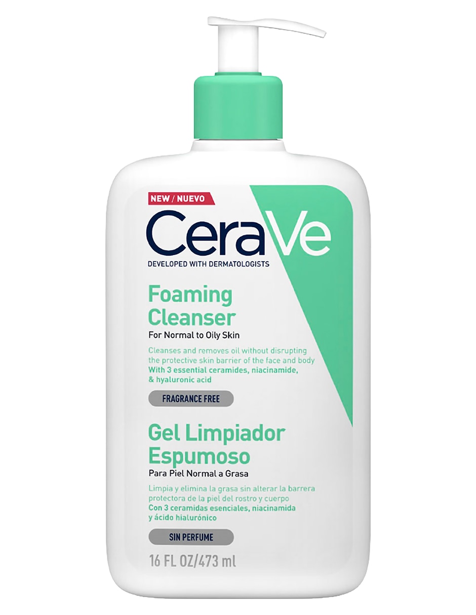 Limpiador rostro y cuerpo Gel Limpiador Espumoso para exfoliar