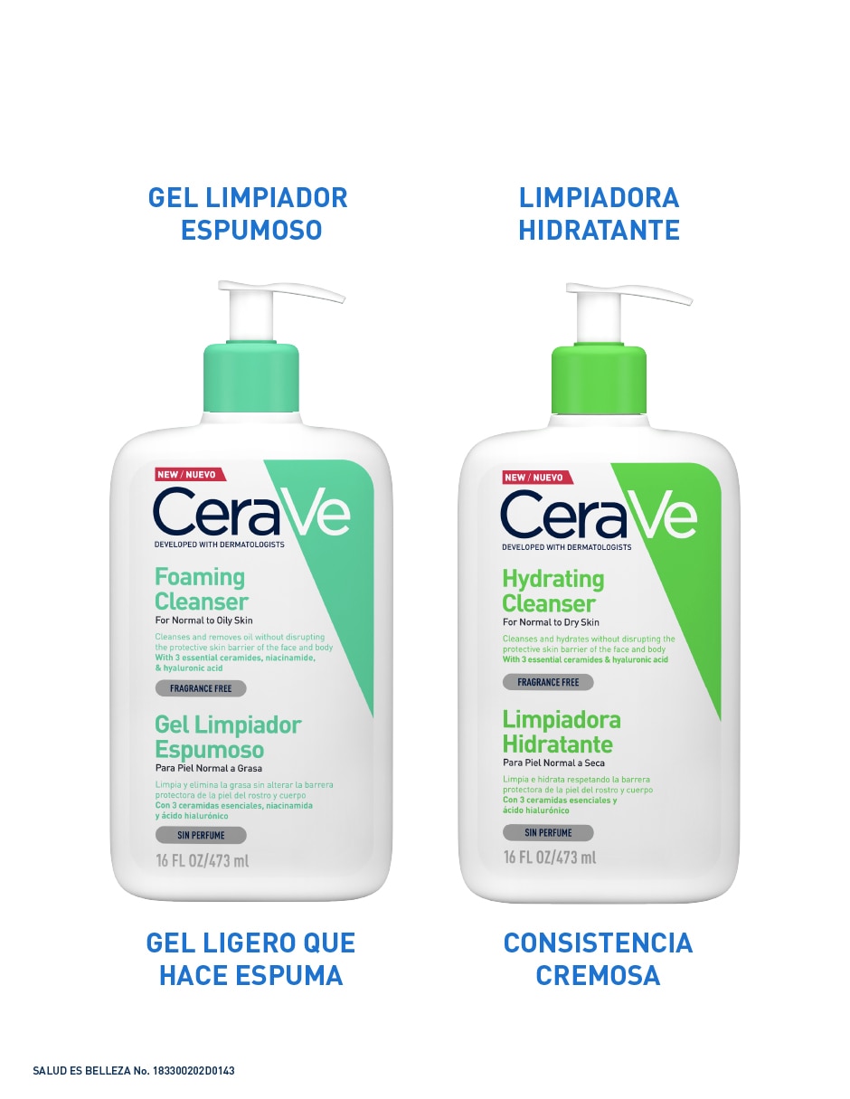 Limpiador rostro y cuerpo Gel Limpiador Espumoso para exfoliar