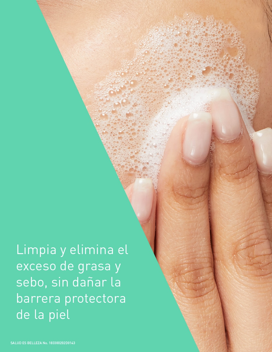 Limpiador rostro y cuerpo Gel Limpiador Espumoso para exfoliar