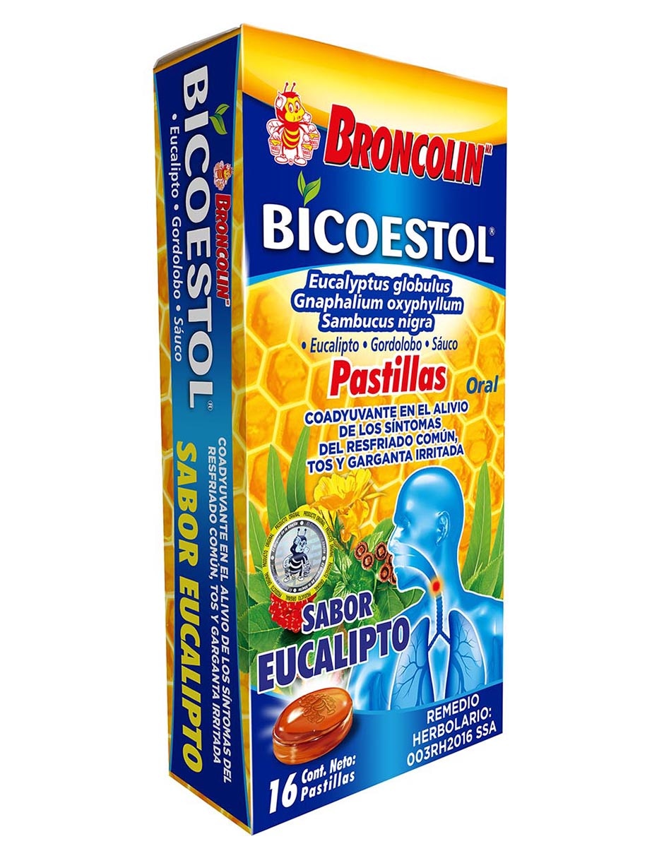 Pastilla para gripe y tos Bicoestol Pastilla para gripe y tos Bicoestol