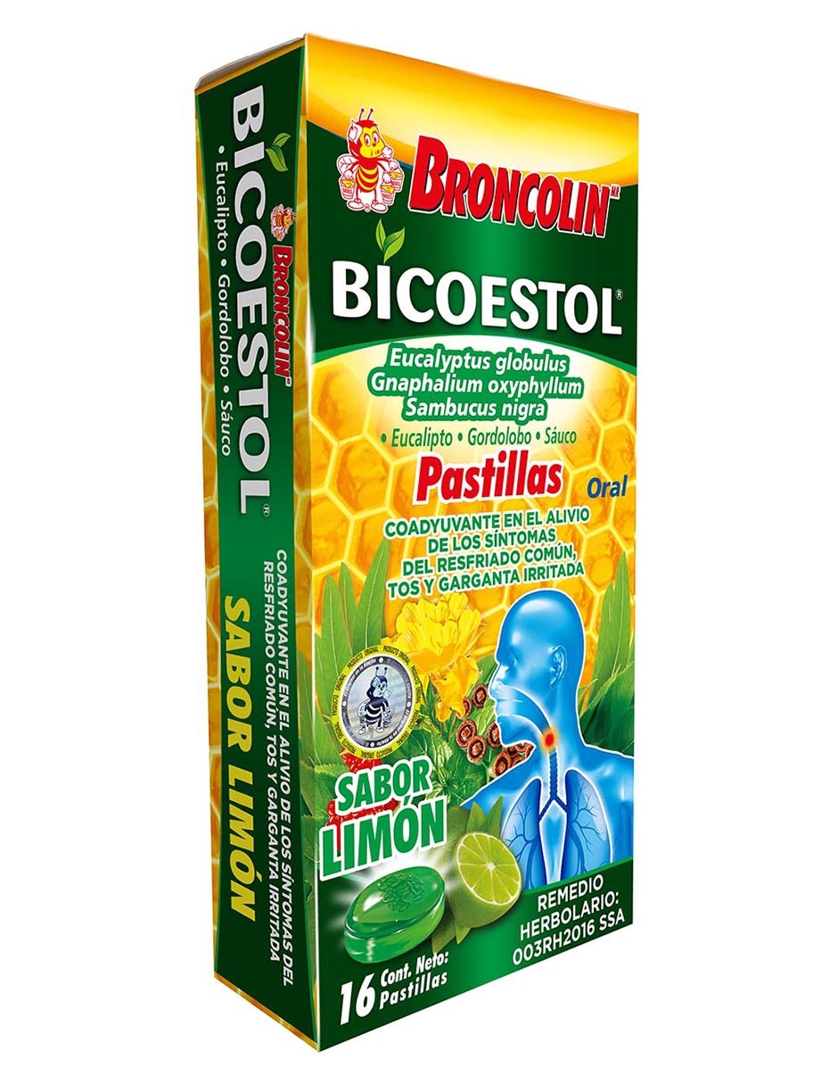 Pastilla para gripe y tos Bicoestol Pastilla para gripe y tos Bicoestol