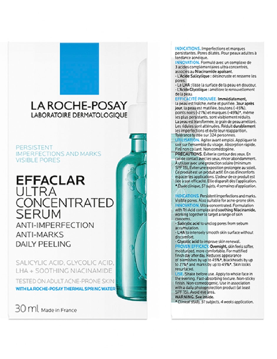 Sérum antiacné facial Ultra concentré Effaclar todo tipo piel 5