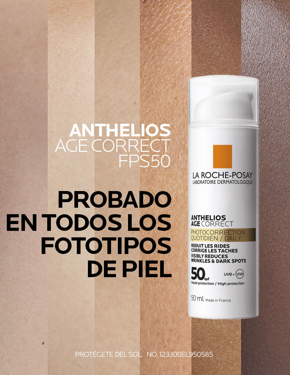 Protector solar FPS 50+ anthelios age correct La Roche Posay 50 ml