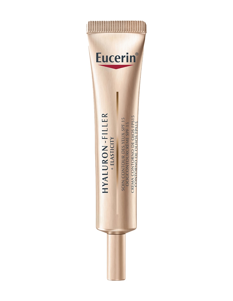 Crema para ojos recomendada para reafirmar de día y noche Hyaluron Filler + Elasticity para todo tipo piel