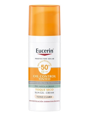 Protector solar FPS 50 Oil Control Tinted Eucerin 50 ml