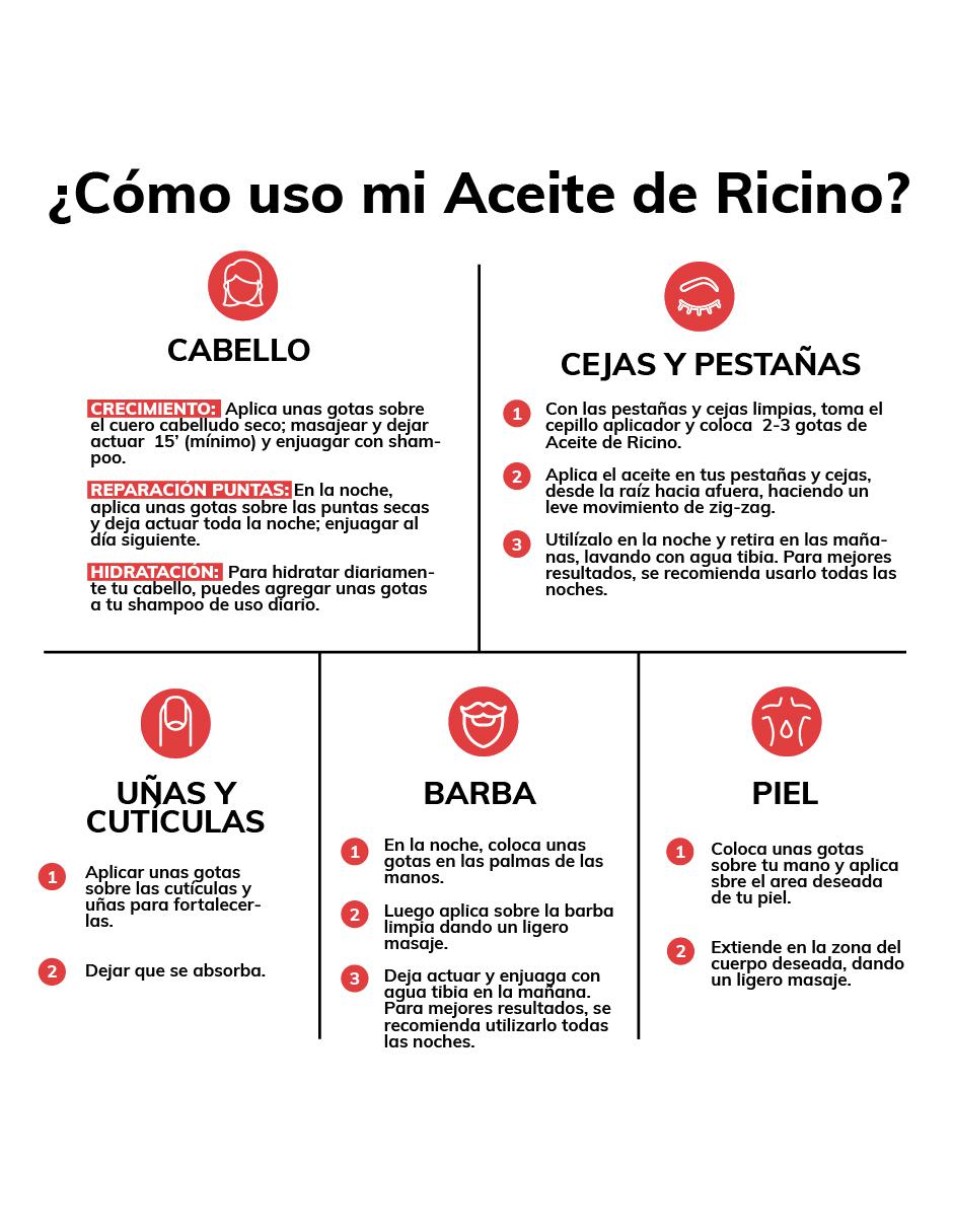 Aceite de ricino 50 ml 4