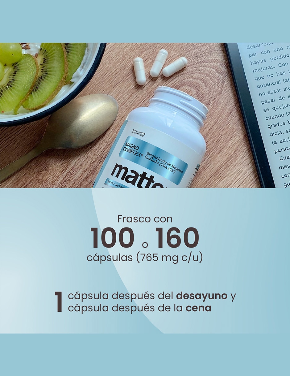 Magno Complex Mineral Matter 100 cápsulas unisex