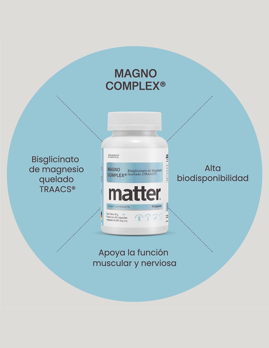 Magno Complex Mineral Matter 100 cápsulas unisex