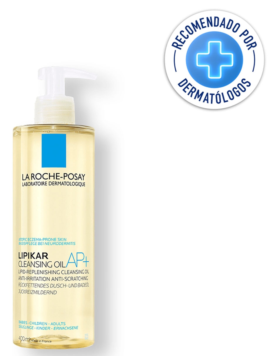 Limpiador corporal Cleansing Oil AP+ La Roche Posay Lipikar para purificar