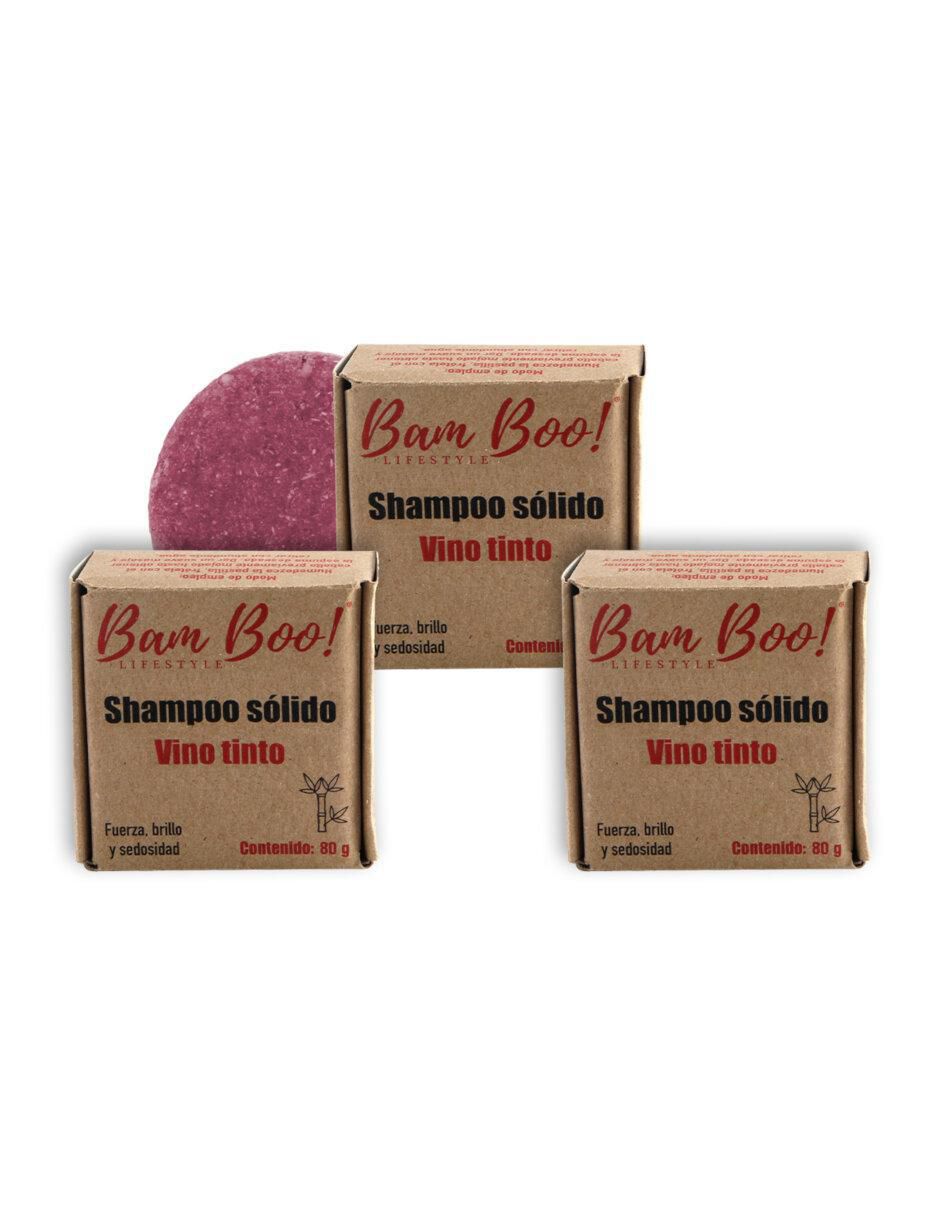 Shampoo para cabello Vino Tinto 80 ml 1