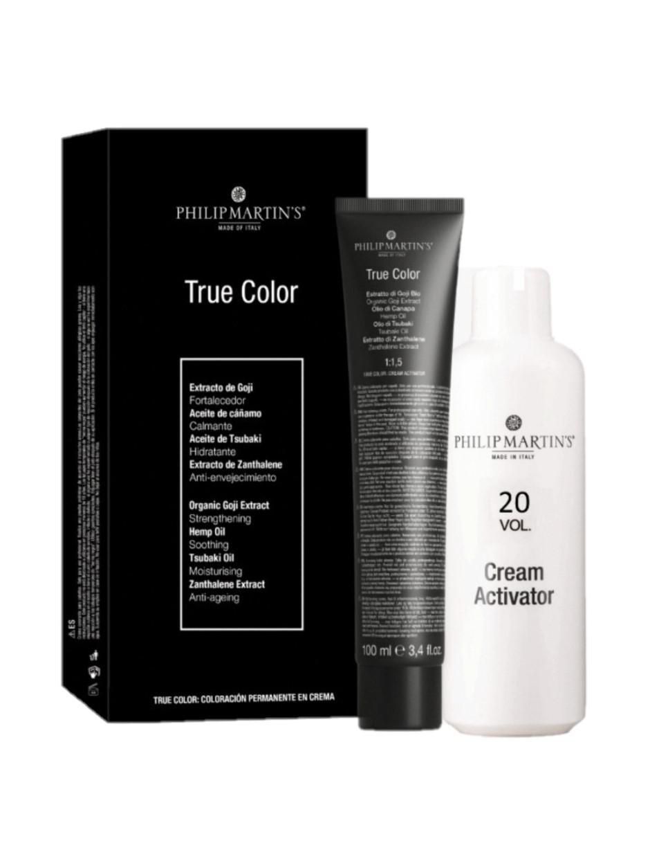 Tinte para cabello Coloración permanente Philip Martin´S True Color tono 8.1 rubio claro cenizo