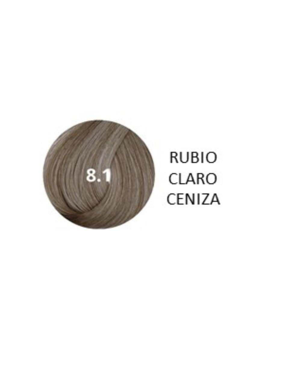 Tinte para cabello Coloración permanente True Color tono 8.1 rubio claro cenizo Tinte para cabello Coloración permanente True Color tono 8.1 rubio claro cenizo