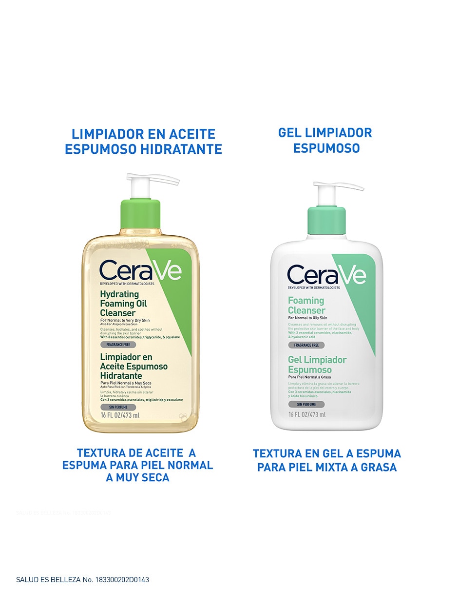 Limpiador rostro y cuerpo en Aceite Espumoso Hidratante para calmar la piel 4
