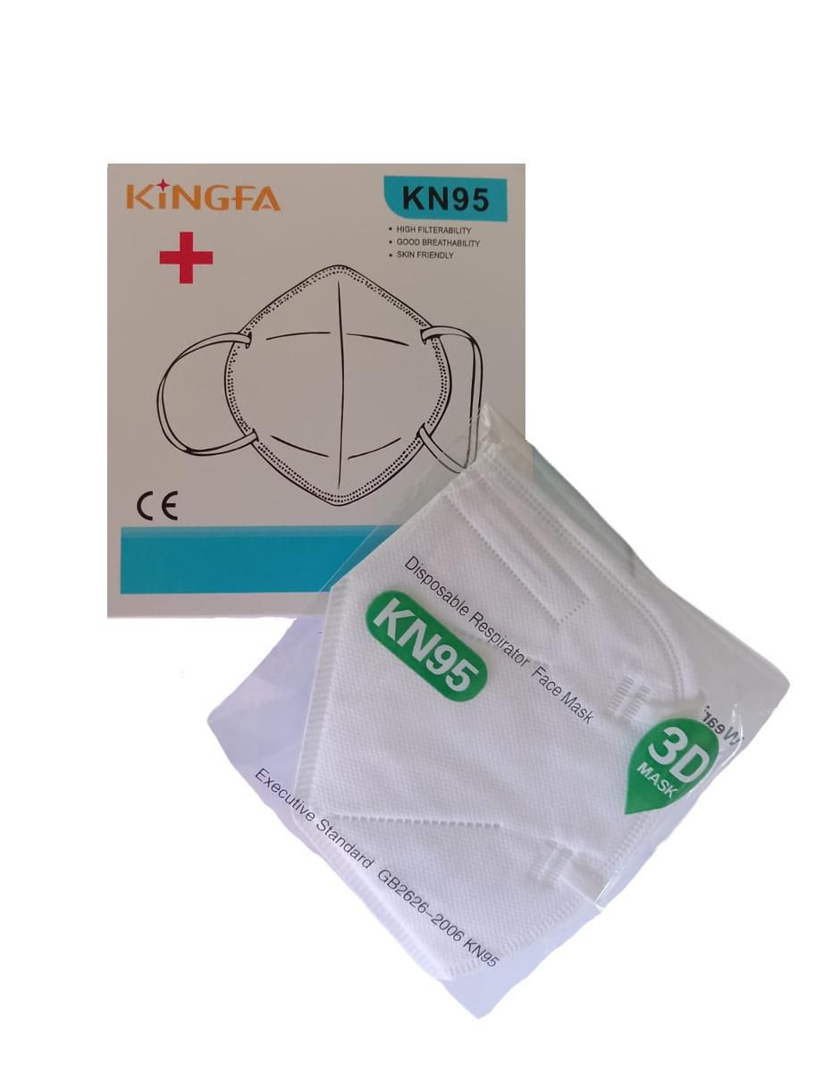 Set de cubrebocas desechable KN95 Kingfa unisex