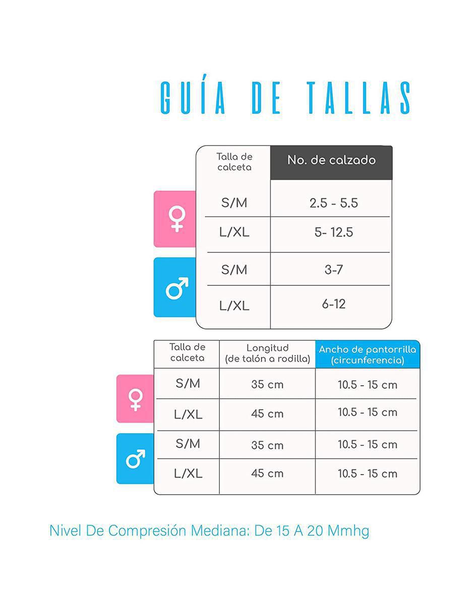 Calceta compresión 3 pares 3