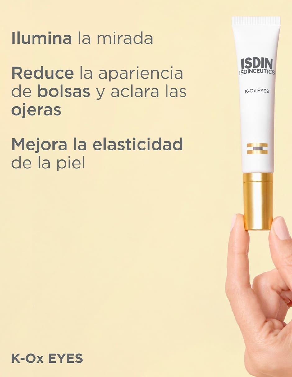 Crema para contorno de ojos recomendada para desinflamar y relajar de día y noche Isdin para todo tipo piel 12