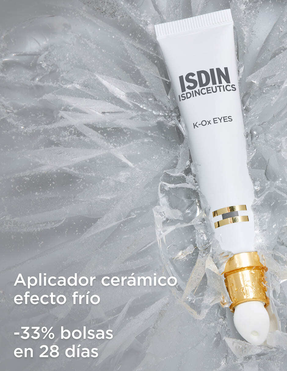 Crema para contorno de ojos recomendada para desinflamar y relajar de día y noche Isdin para todo tipo piel 9