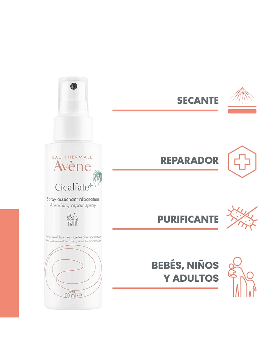 Spray regenerador Avène Cicalfate+ Drying 100 ml