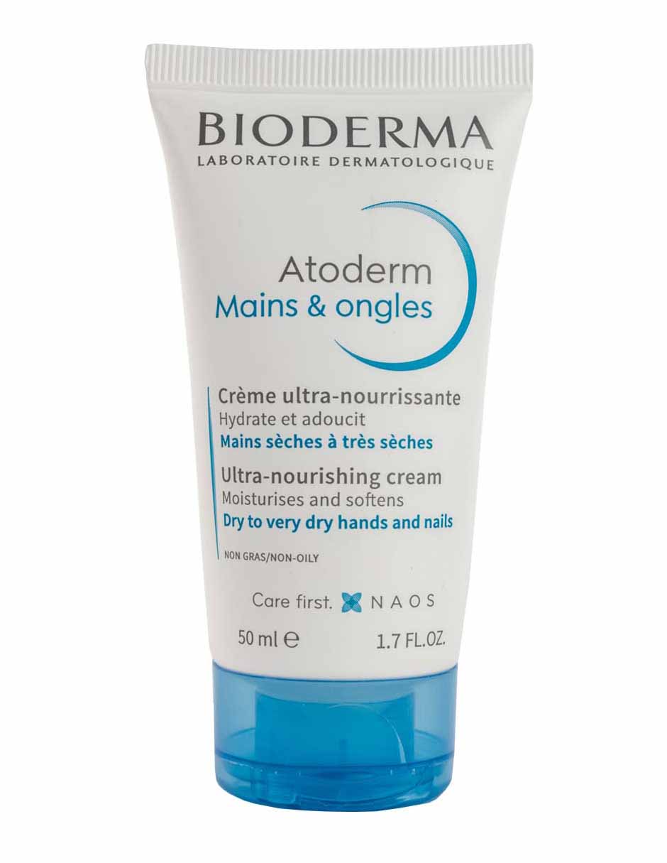 Crema para manos recomendada para hidratar de día y noche Atoderm para todo tipo piel