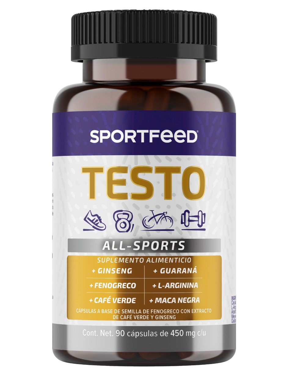 Suplemento Alimenticio Hombre TESTO con fenogreco ( trigonella foenum-graecum) 1