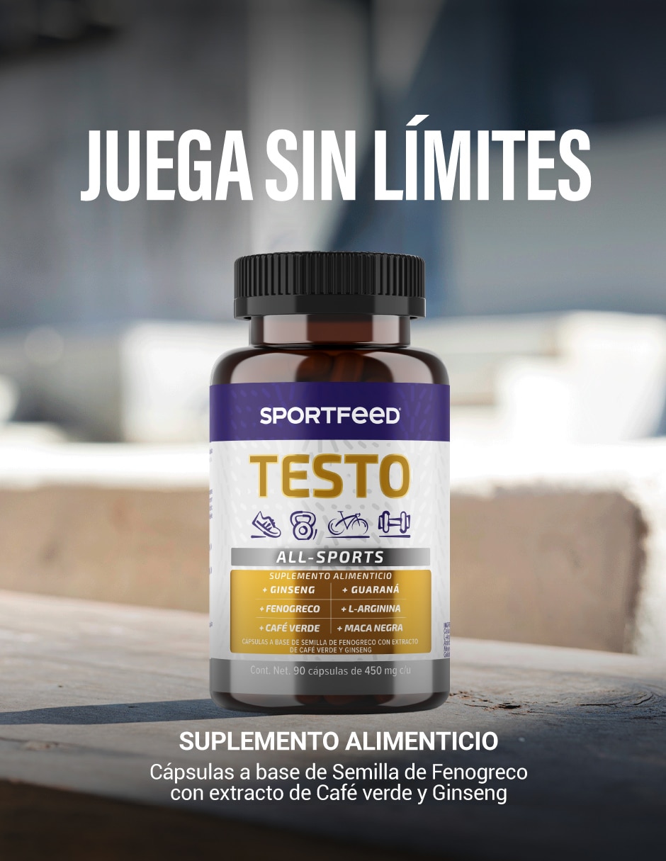 Suplemento Alimenticio Hombre TESTO con fenogreco ( trigonella foenum-graecum) 7