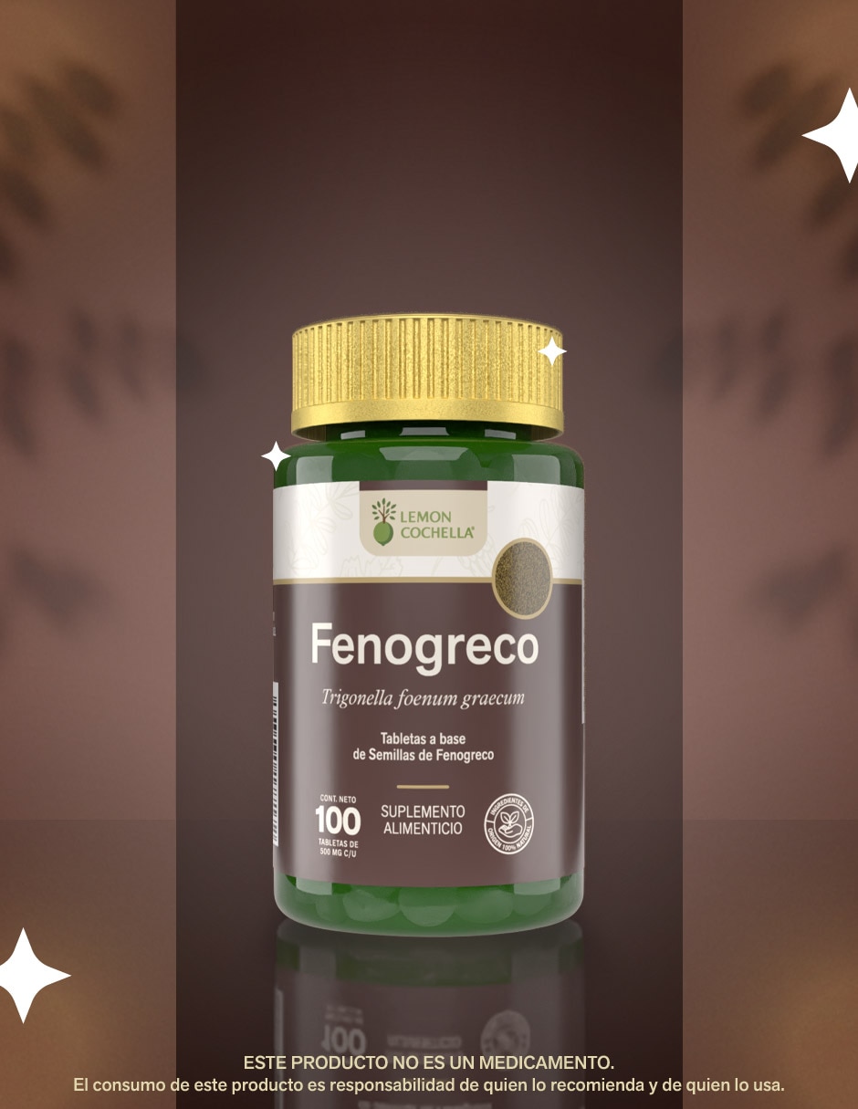 Fenogreco 100 tabletas Lemon Cochella con Trigonella Foenum-Graecum