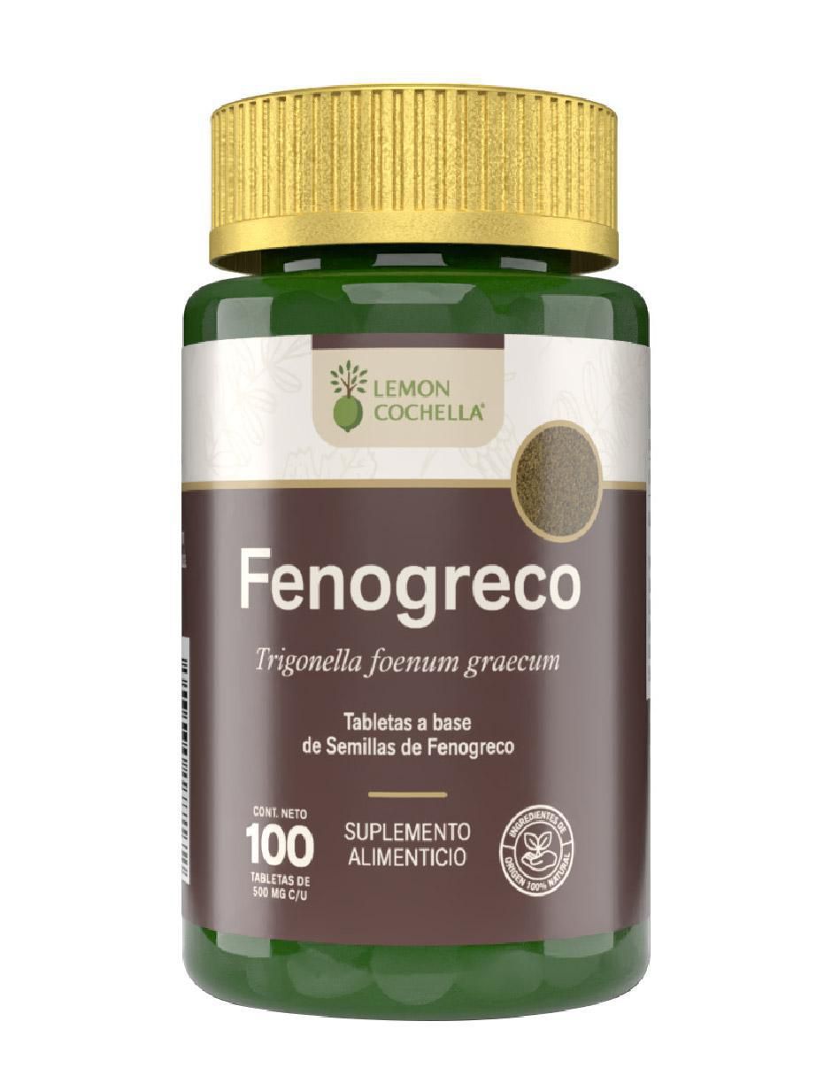 Fenogreco 100 tabletas Lemon Cochella con Trigonella Foenum-Graecum