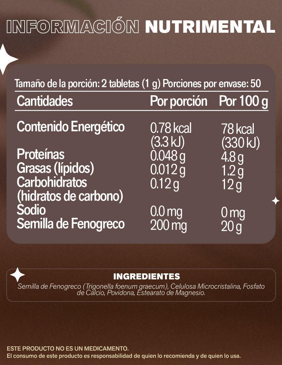 Fenogreco de 100 cápsulas 2
