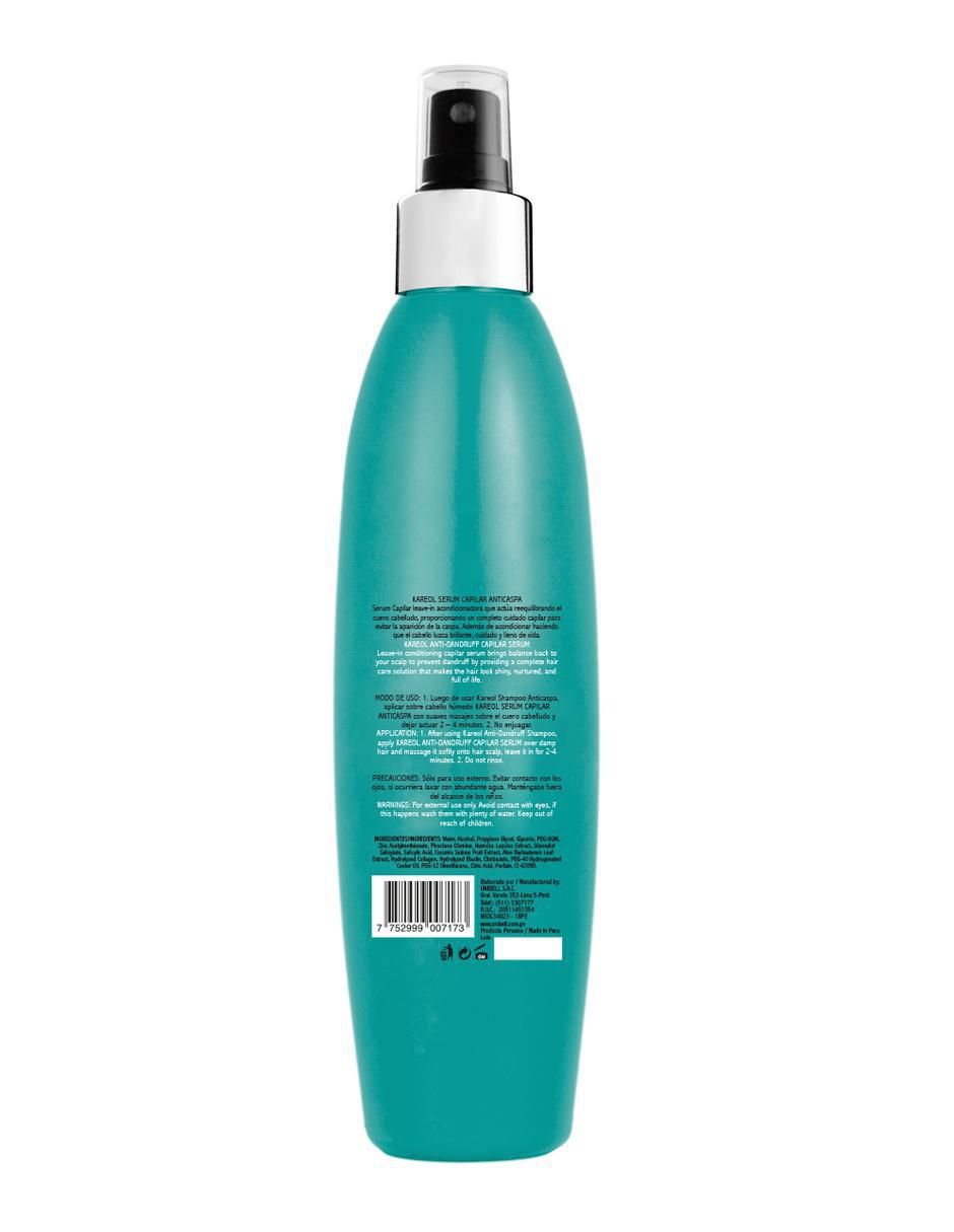 Spray para cabello todo tipo Anticaspa Serum 300 ml Spray para cabello todo tipo Anticaspa Serum 300 ml