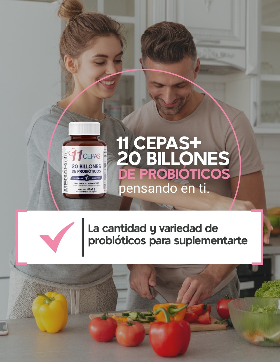 20 Billones de probióticos con 11 Cepas de 60 cápsulas 4