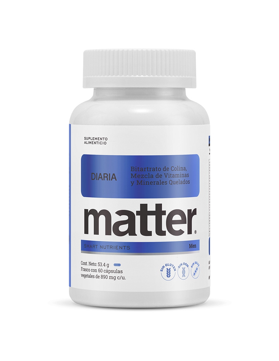 Multivitamínico y multimineral Matter 60 cápsulas para hombre