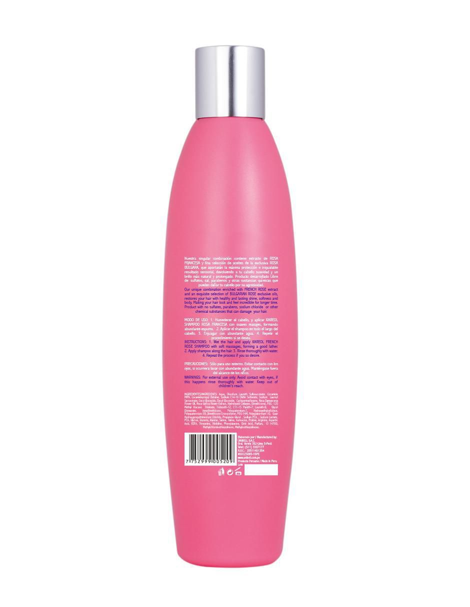Shampoo para cabello Rosa Francesa Rosa Francesa 300 ml