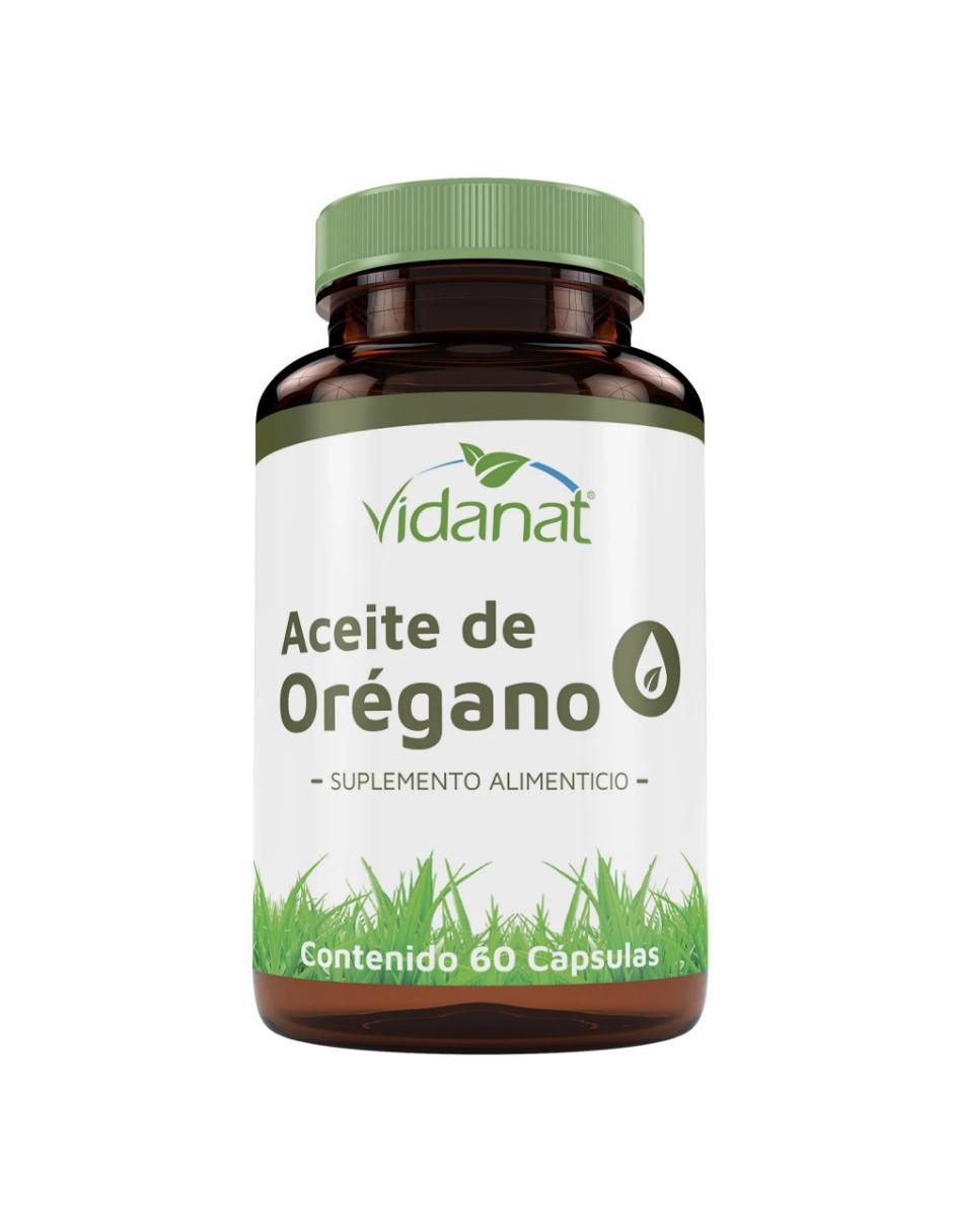 Aceite de orégano sabor natural de 60 cápsulas