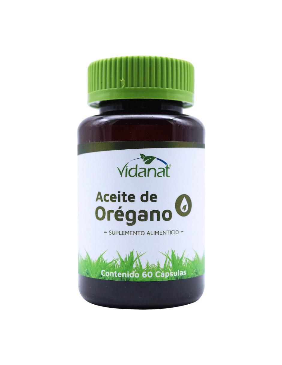 Aceite de orégano sabor natural de 60 cápsulas