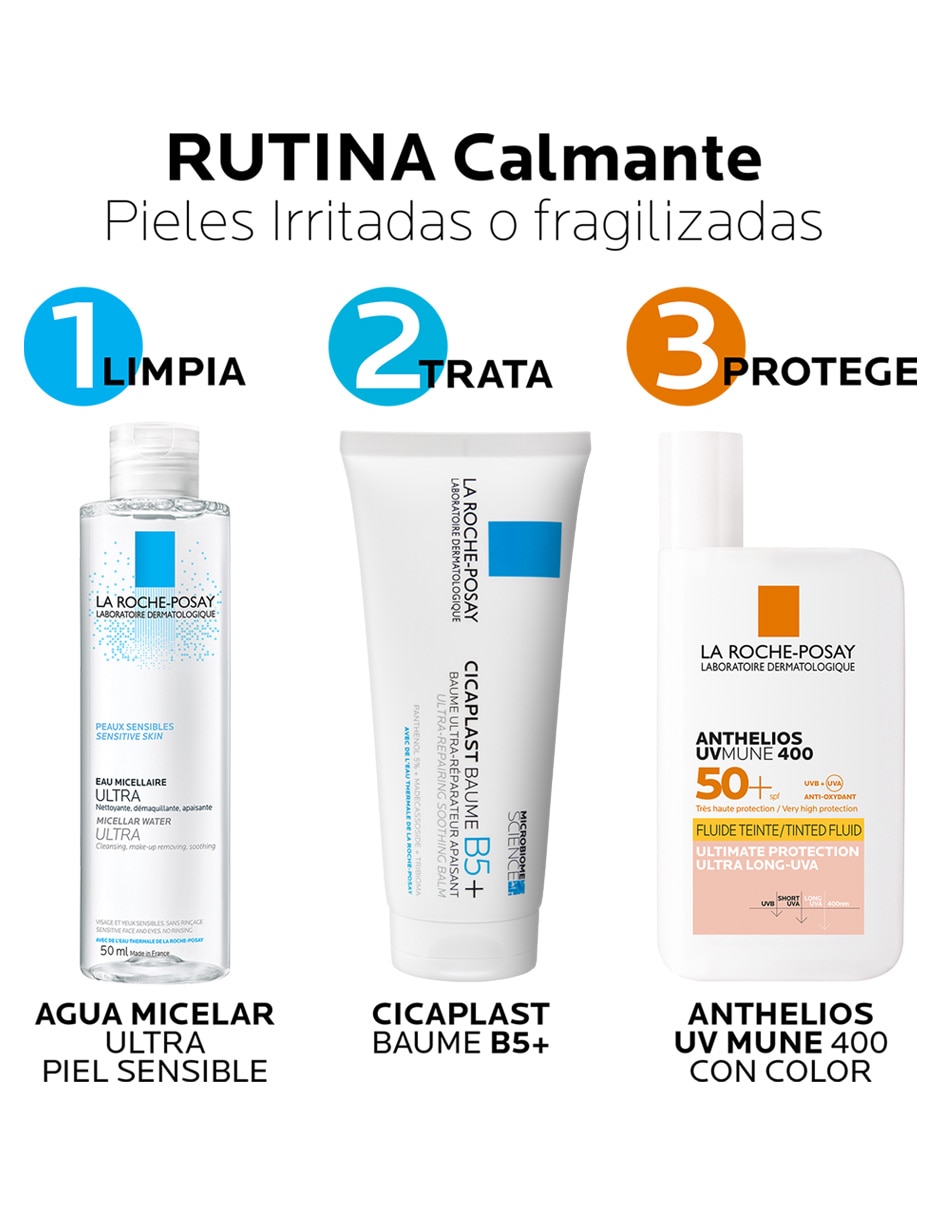 Crema para rostro y cuerpo recomendada para calmar y regenerar la piel de día Cicaplast para todo tipo piel 4