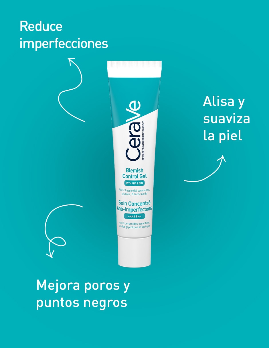 Gel corporal Exfoliante tratamiento anti-imperfecciones
