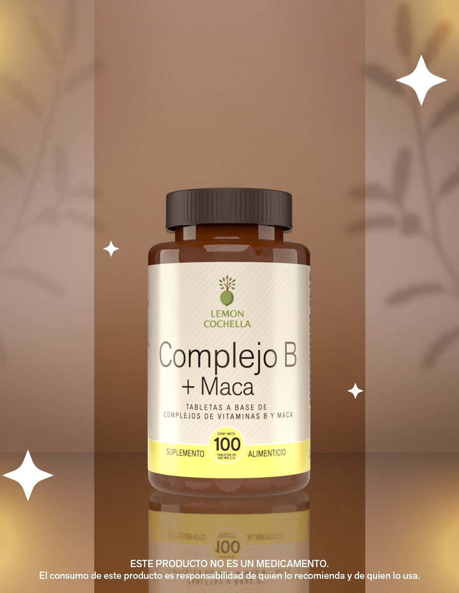 Suplemento alimenticio con complejo de vitamina b de 100 tabletas 8