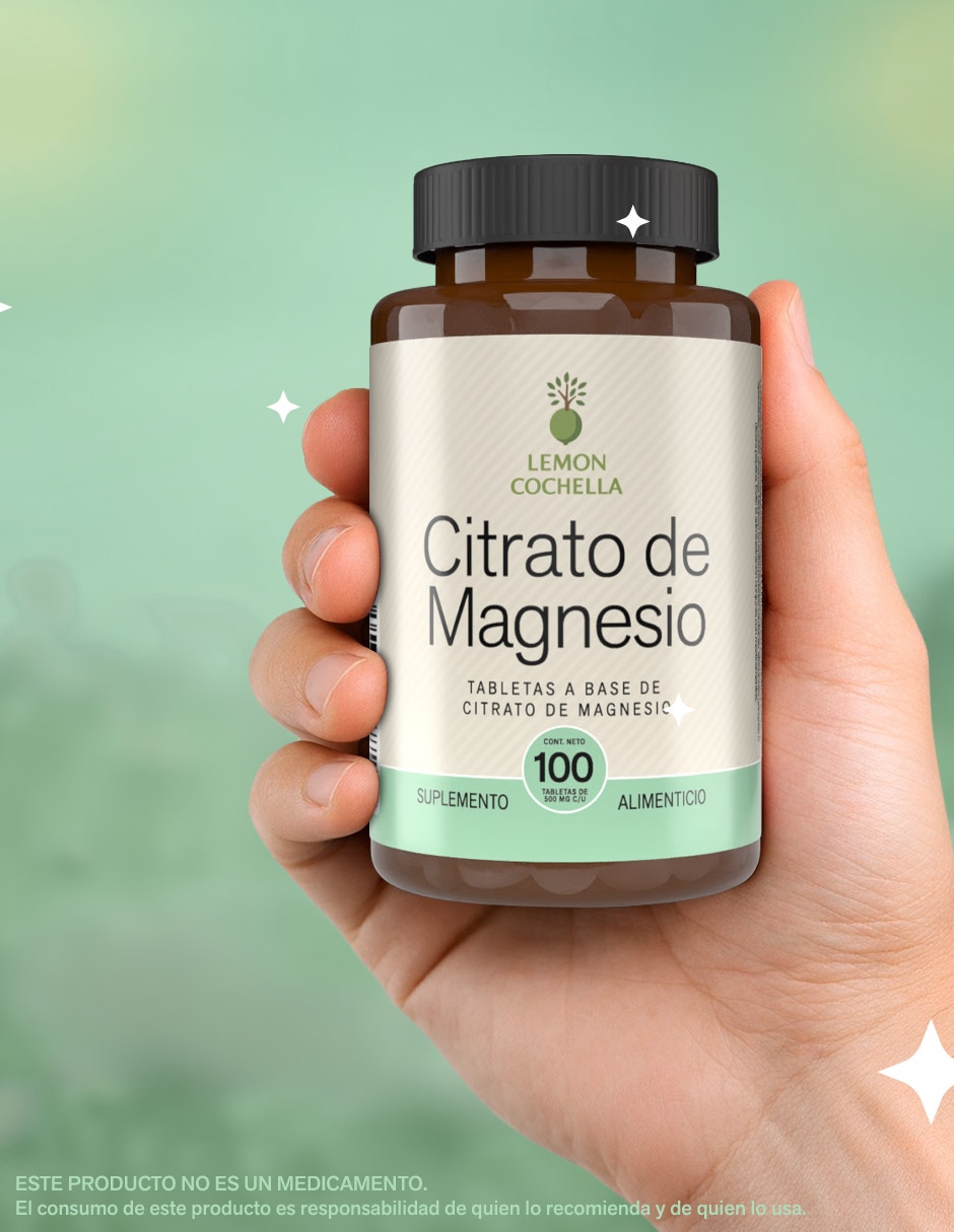 Citrato de magnesio lemon cochella con citrato de magnesio