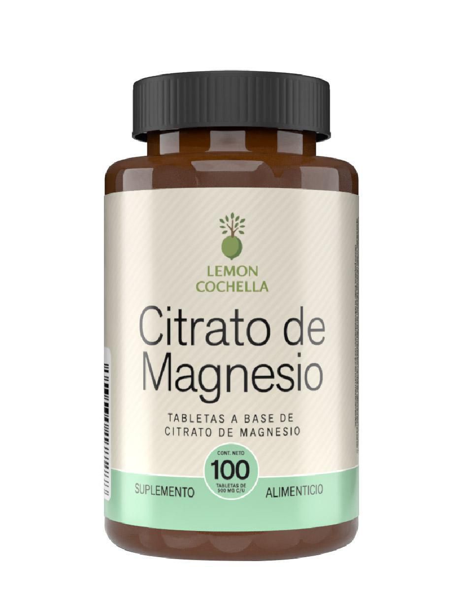 Citrato de magnesio lemon cochella con citrato de magnesio